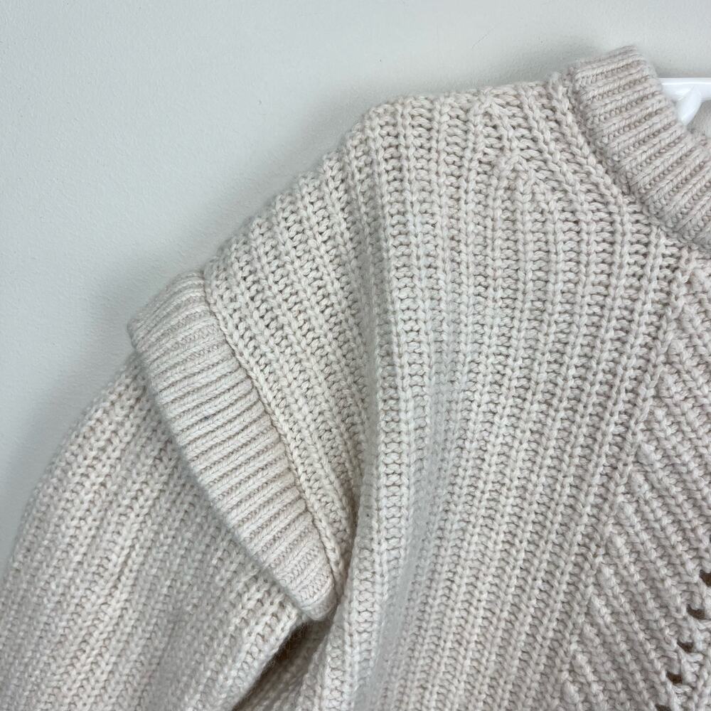 Mini Boden Girls Rainbow Rib Sweater Ecru 8-9 - Picture 2 of 9